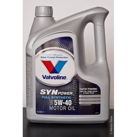 VALVOLINE SYNPOWER 5W40 4LT